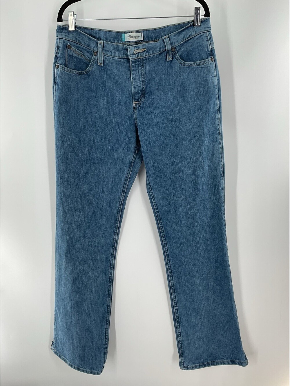 Wrangler Cowgirl Cut Jeans Cash 11/12×32 Blue 115